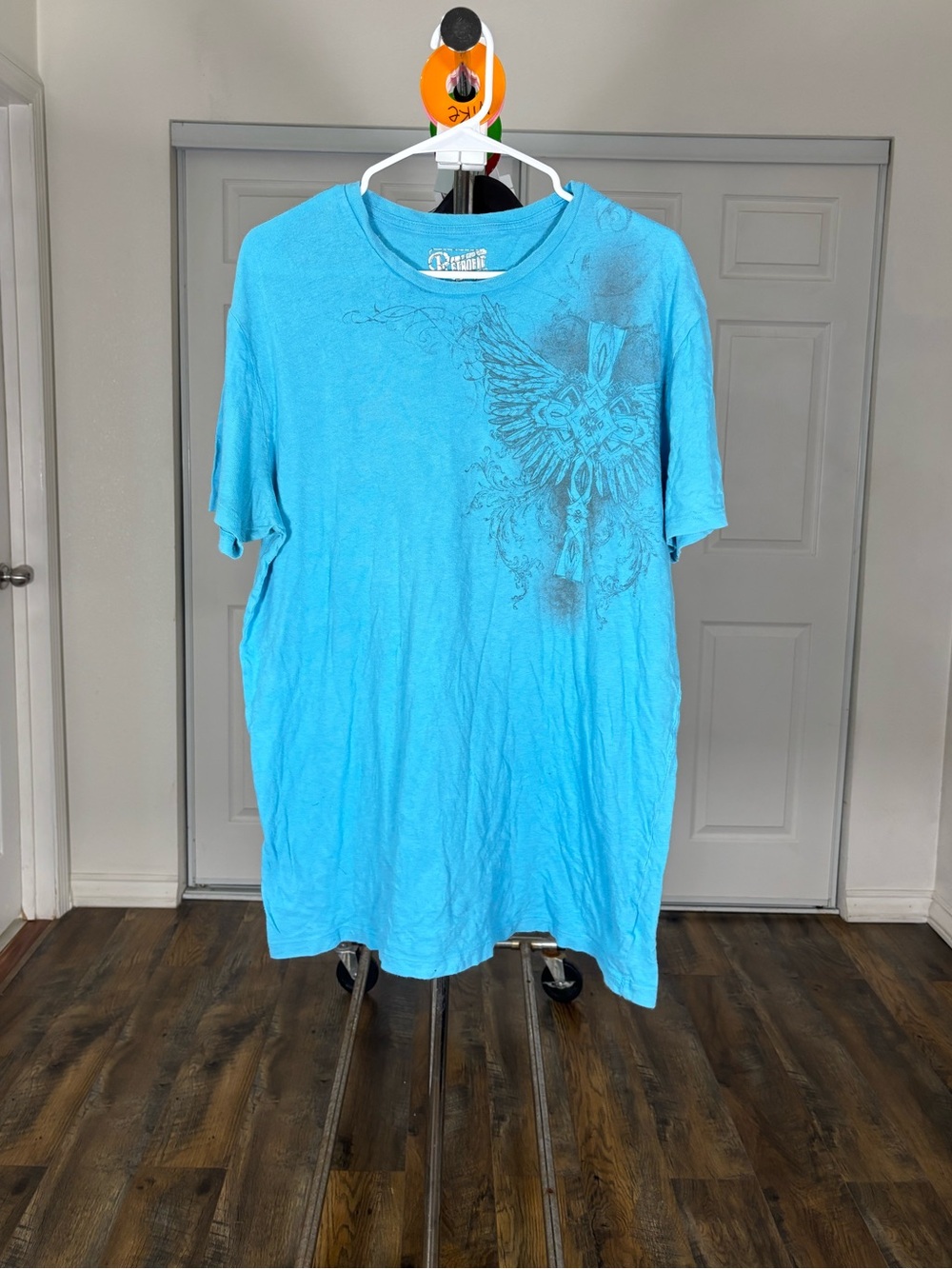 Retrofit Turquoise Short Sleeve Graphic Tee